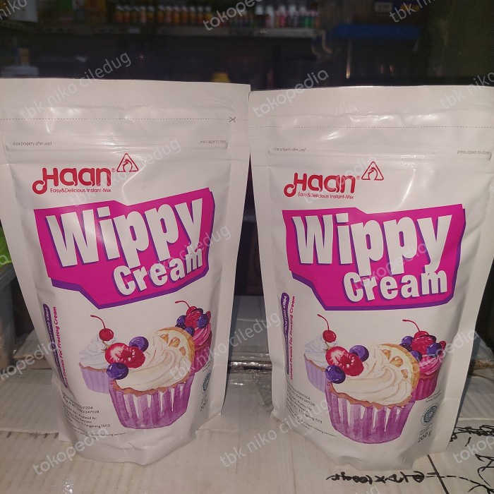 

wasitastore [Promo Murah] haan wippy cream 200gr khusus grab dan gojek