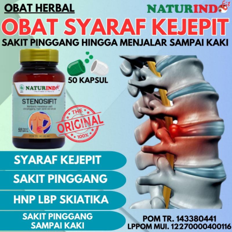 Obat Saraf Kejepit Pinggang paling ampuh dan Kaki Sakit Pinggang Encok Herbal Syaraf Terjepit Sakit 