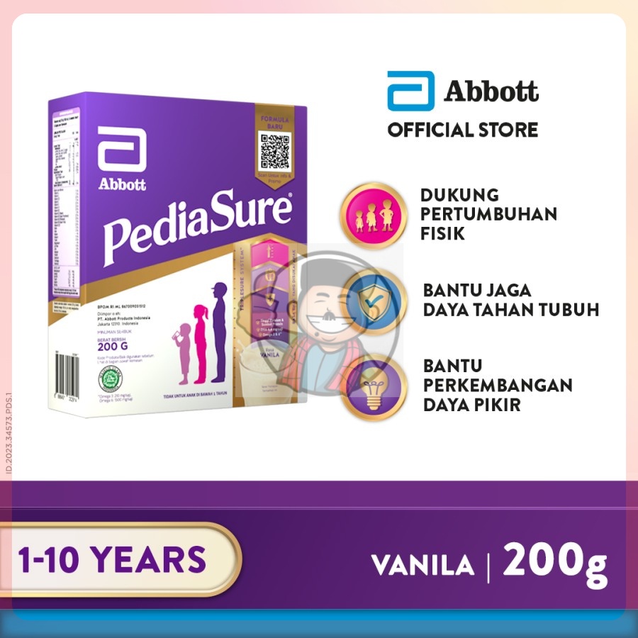 

PediaSure Madu/Vanila 200 g (1-10th) - Nutrisi Pertumbuhan