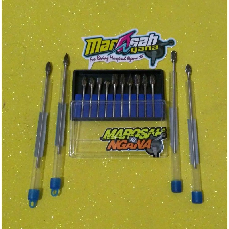 MATA BOR TUNER PORTING HEAD SET 14 PCS PENDEK PANJANG MARQSAH SHOP RACING