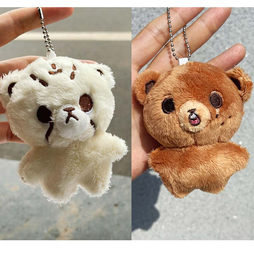 Nct Cheetah Lee Doll Kartun Nct Boneka Doyoung Taeyong Mark Cheetah Lee Doll Tas Liontin Gantungan