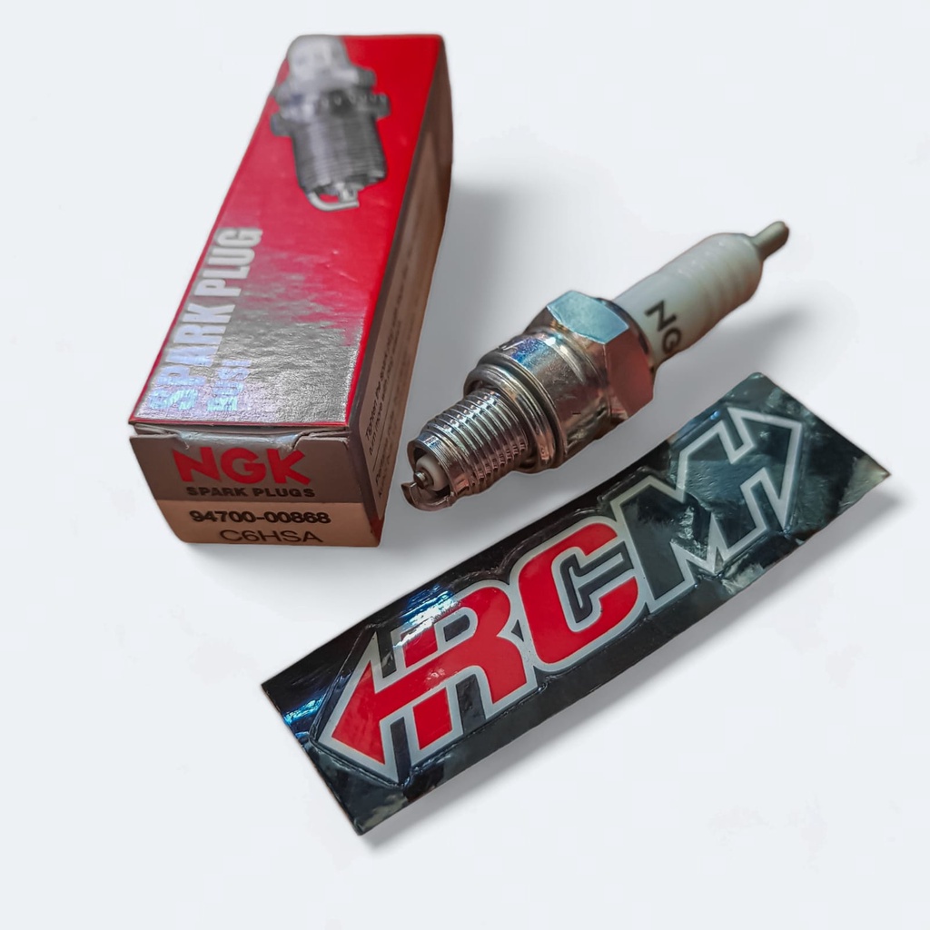 94700-00868 C6HSA BUSI SPARKPLUG SPARK PLUG NGK CRYPTON VEGA R ZR RR JUPITER Z 105 110 BURHAN NEW 11
