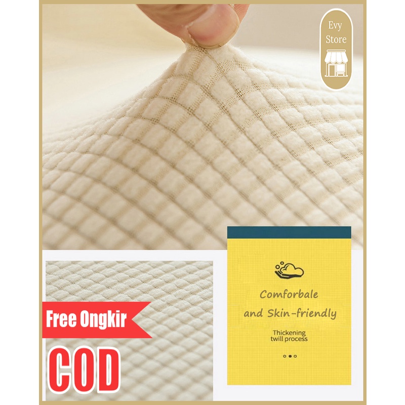 RB Evy Store COD Sarung kursi makan Sarung kursi Sarung Kain Kursi Bangku Makan / Cover Sarung Kursi