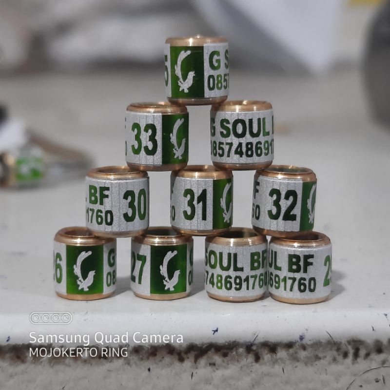 RING BURUNG MURAI/RING BURUNG LOVEBIRD/RING BURUNG KENARI/RING BURUNG PERKUTUT/RING BURUNG KACER/RIN