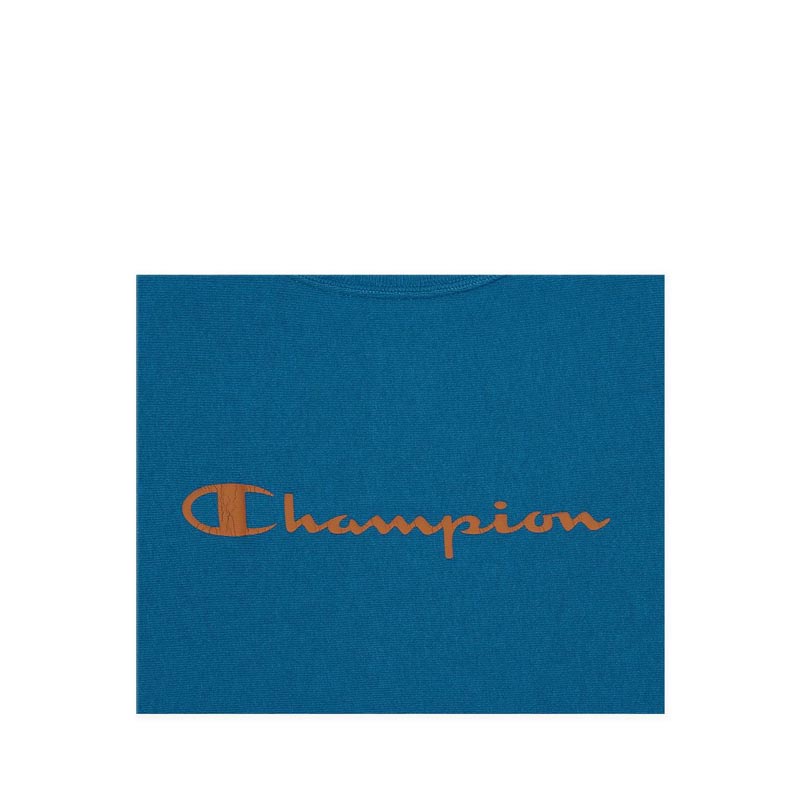 Champion Women's Reverse Weave Short Sleeve Tshirt - Teal Blue