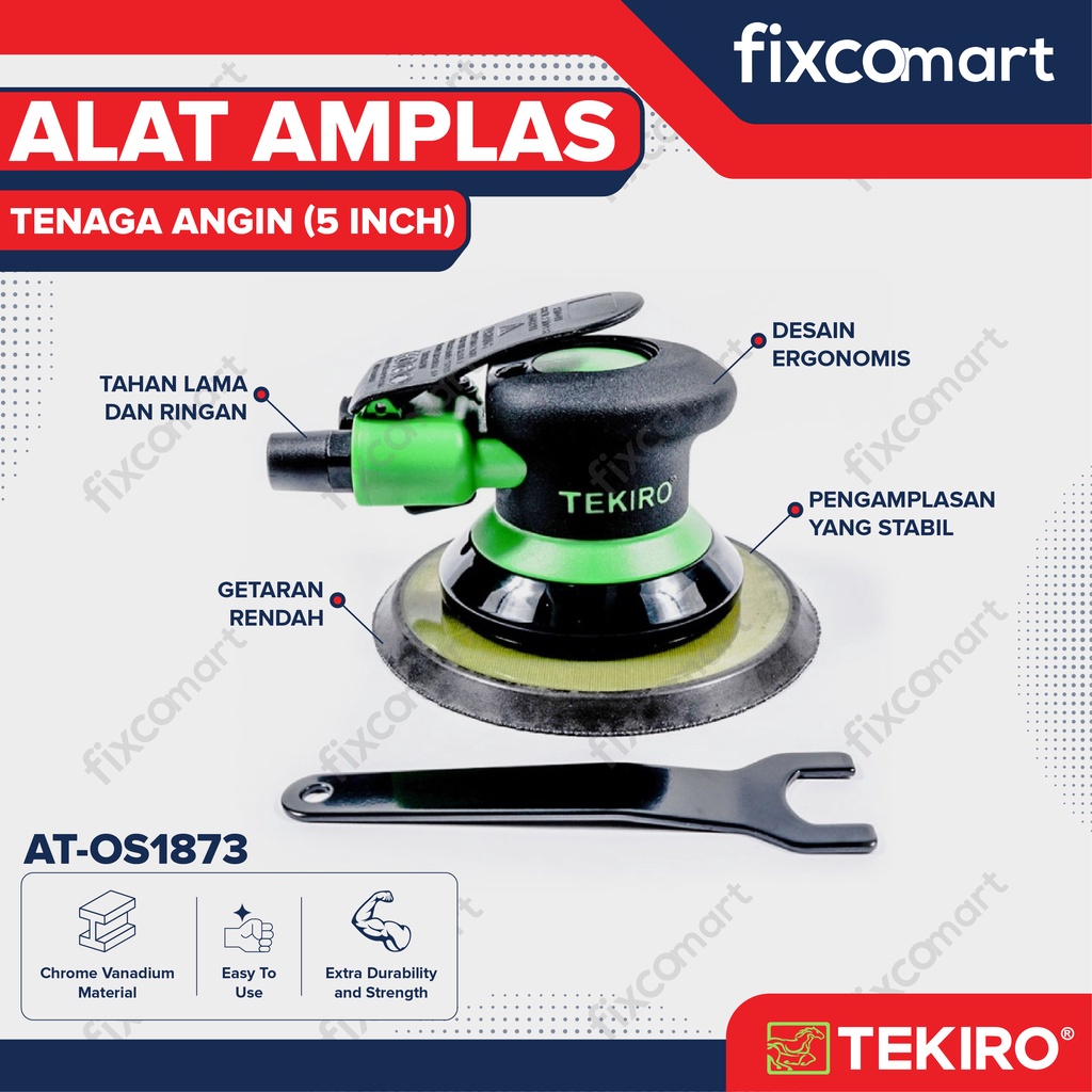 TEKIRO Air Sander 5" - Amplas Tenaga Angin