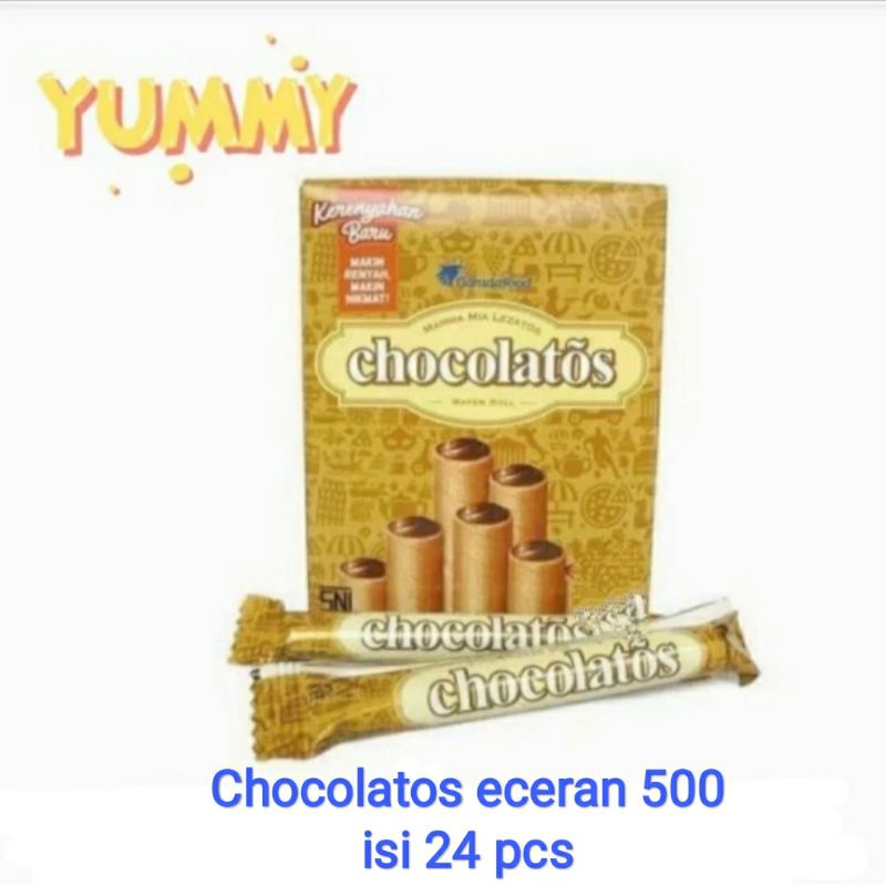 

chocolatos roll ecer 500 | 1 box isi 24 pcs