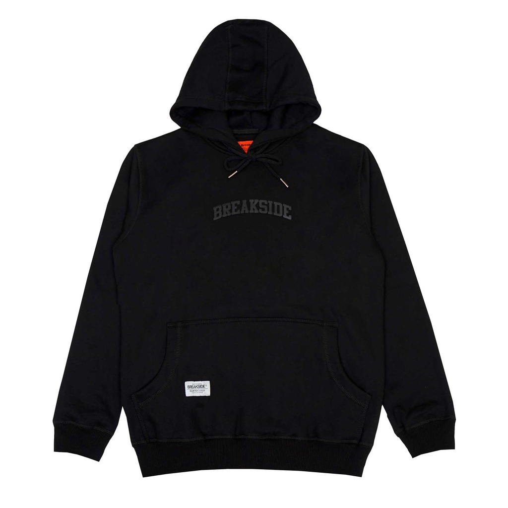 HODIE OVERSIZE Breakside Hoodie Blacken - Black Hoodie Pria