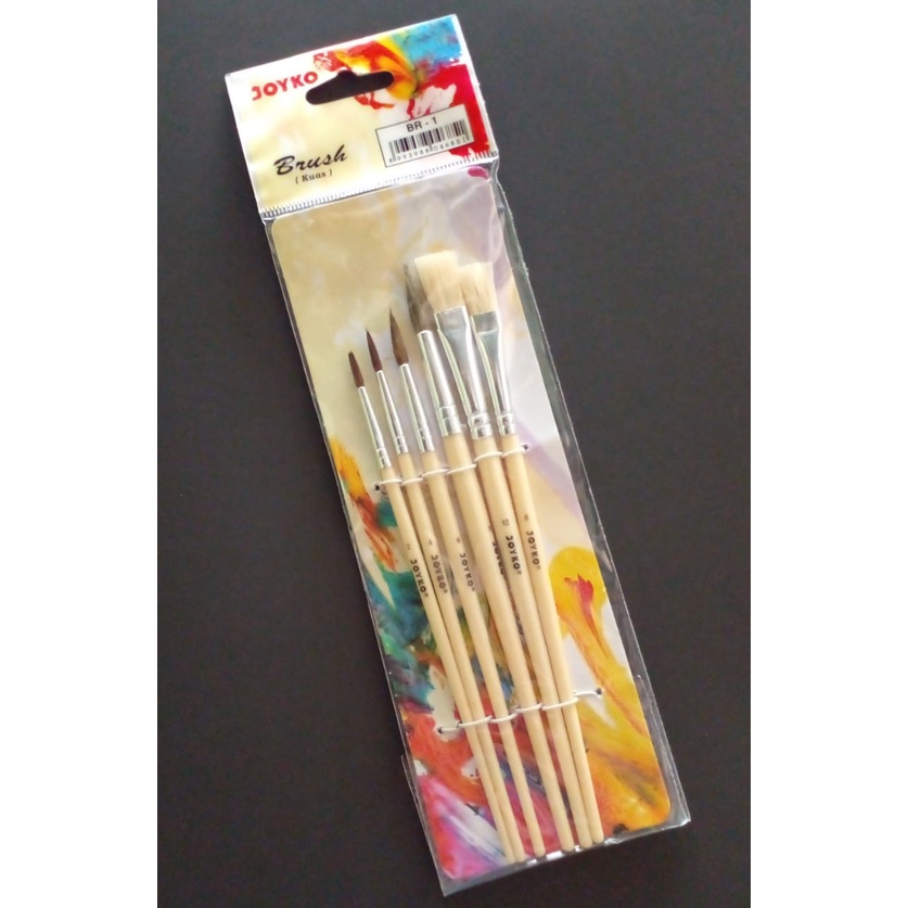 

Kuas Cat Air Lukis Acrylic Joyko BR-1