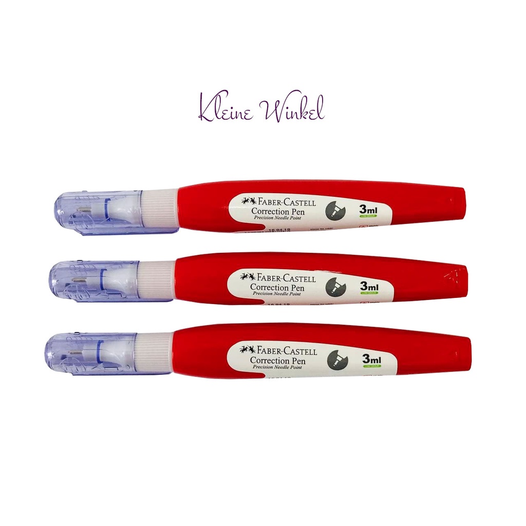 

Correction Pen Faber Castell 3ml Tipe X Cair