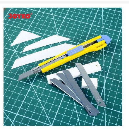 

2A. TOSERBA_EMAK Cutter Blade Refill Isi Pisau Pemotong Joyko A-100 / 1 Tube 5 Pcs