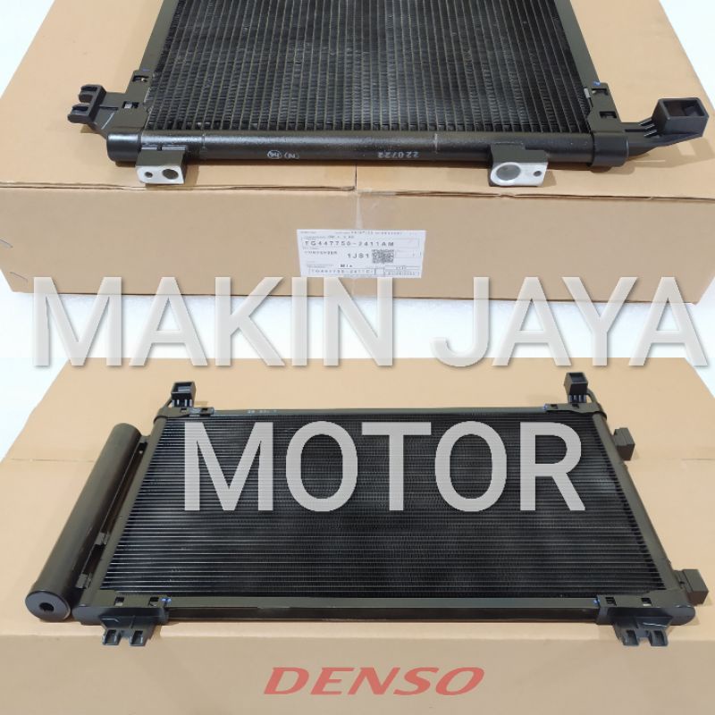 CONDENSOR AC KONDENSOR AC TOYOTA VIOS GEN 2 / YARIS BAKPAO TAHUN 2007-2012 MANUAL DAN MATIC ORIGINAL