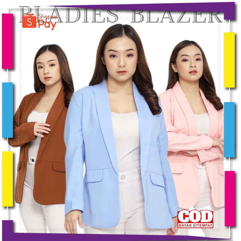 PREMIUM KOREAN STYLE / Blazer Bladies Viral - Blazer Oversize Wanita Korea - Blezer Wanita Korea- Ja