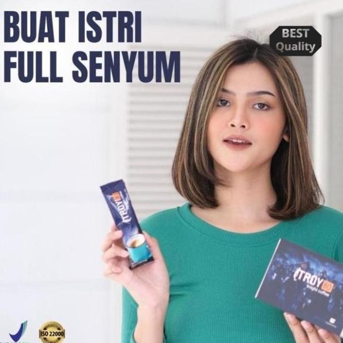 

Herba Kopi Troy 80 1 Box Isi 5 Suplemen Pria Herbal Knight Coffee