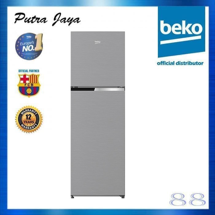 BEKO KULKAS 2 PINTU 270 LITER RDNT 271I50S RDNT271I50S - SILVER