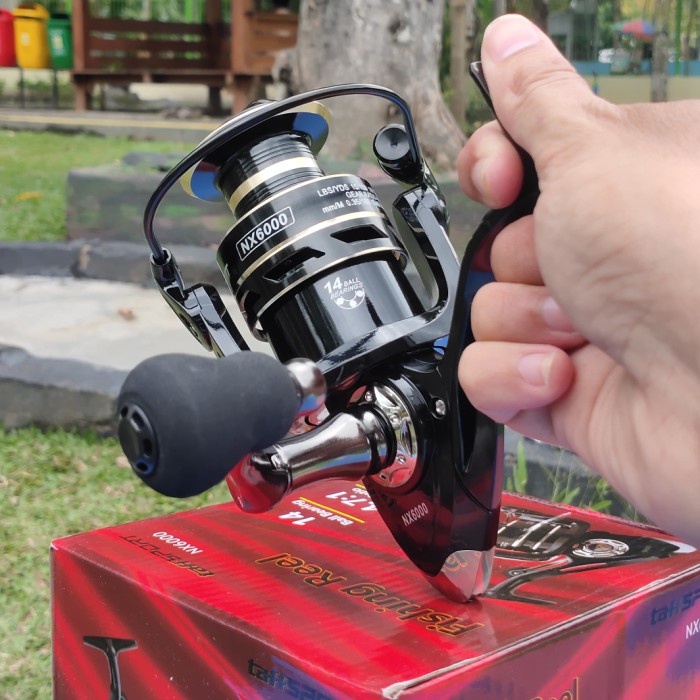 ✨LARIS✨ -Reel 6000 Gulungan Pancing TaffSPORT NX6000 Metal Fishing Reel NX6000