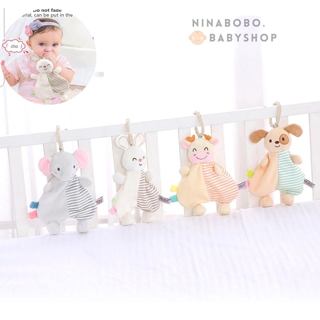 Mainan boneka gantung stroller / Boneka kain bayi / Mainan motorik bayi