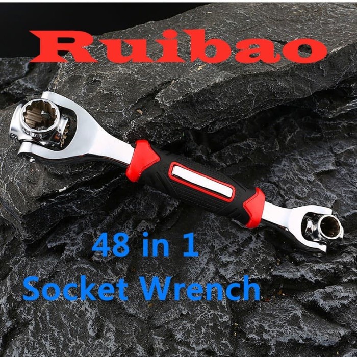 kunci Pas UKURAN UNIVERSAL Tiger Kunci Pas 48 in 1 Universal Wrench Socket Wrench AAA