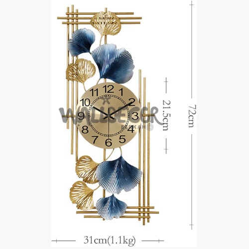 Hiasan Jam Dinding Besar Metal Decorations Mewah