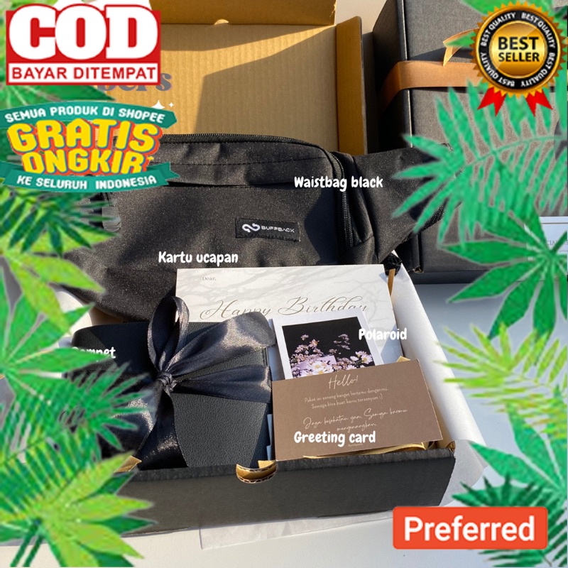 HAMPERS COWOK KADO ULANG TAHUN PRIA GIFT BOX PAKET KADO HADIAH WISUDA SEMPRO SIDANG ULTAH ANNIVERSAR