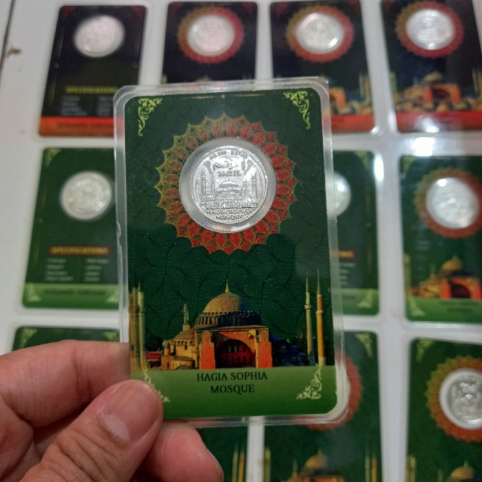 SERAMBI DIRHAM - 1 Dirham Perak 2,975 gram Kadar perak 99,9