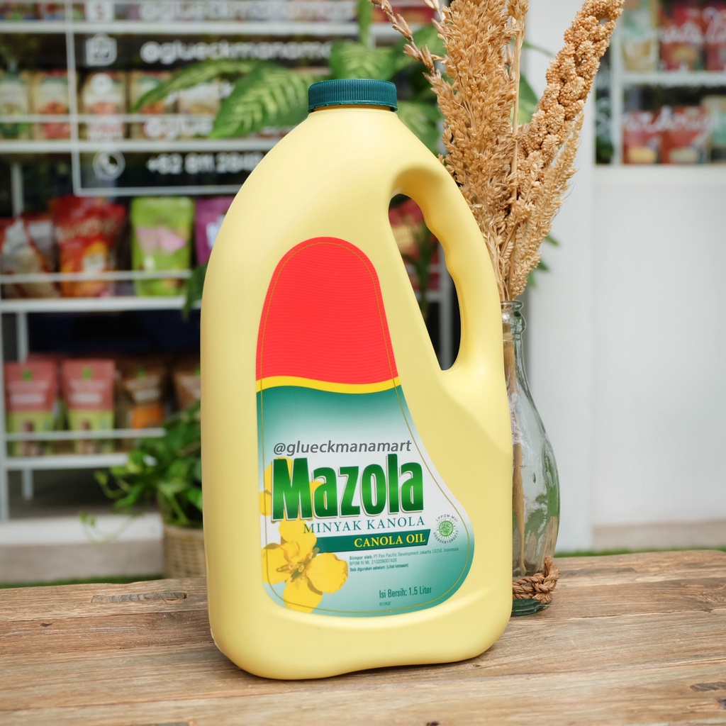 

Canola oil 1,5L Mazola - Minyak Bunga Canola