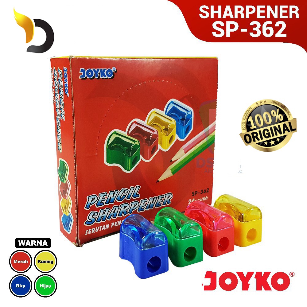 

Serutan Pensil Putar Joyko Rautan Pencil Super Tajam Murah Original