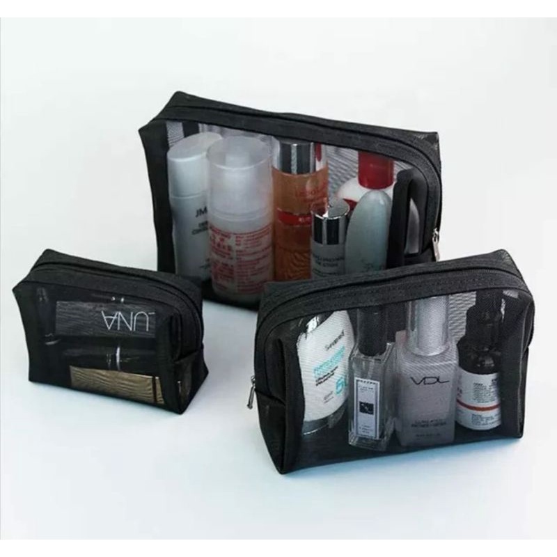 seirolin olshop I Mest pouch Tas kosmetik Makeup Tempar peralatan Mandi Travel Bag