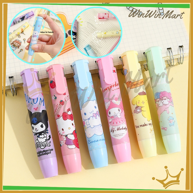 

Penghapus Pensil Mekanik Motif Karakter Lucu/Penghapus mekanik Kartun/Penghapus Pensil Mekanik Karakter