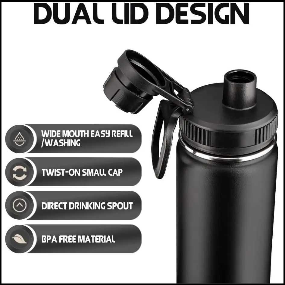 

LVL Botol Minum Termos Stainless Steel 304 960ml - LVL-96