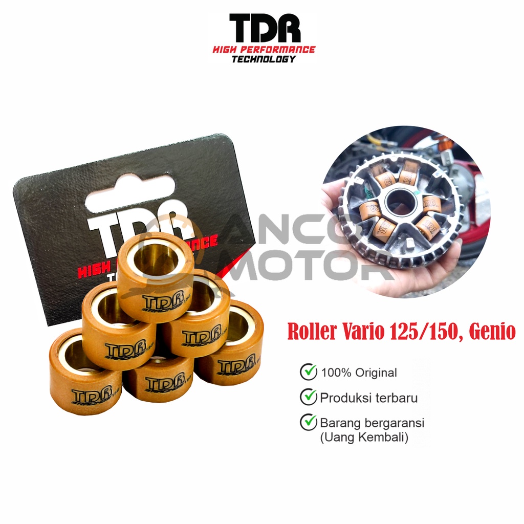TDR Roller Vario 125 Spin Skywave Genio Beat Deluxe CVT Honda