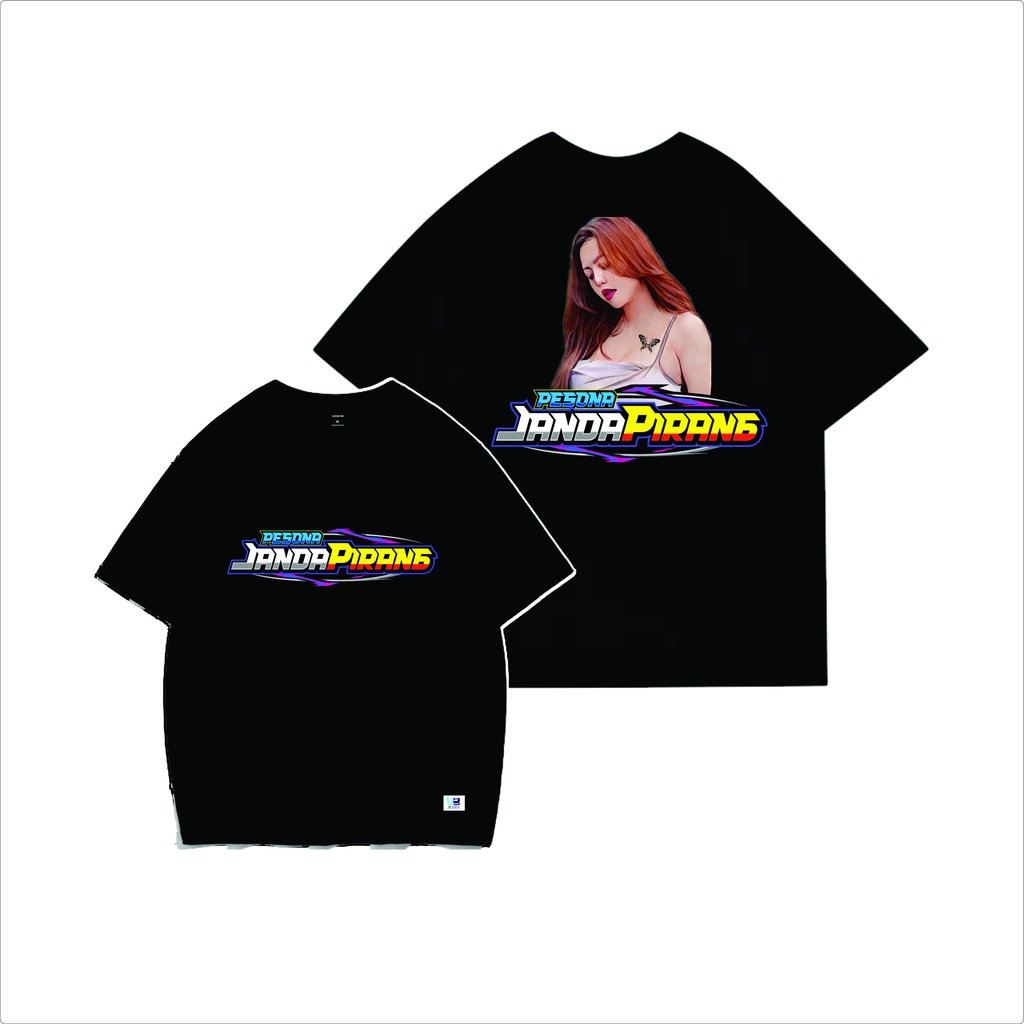 Kaos Pesona Janda Pirang Tato Kupu Kupu catton 24s tebal