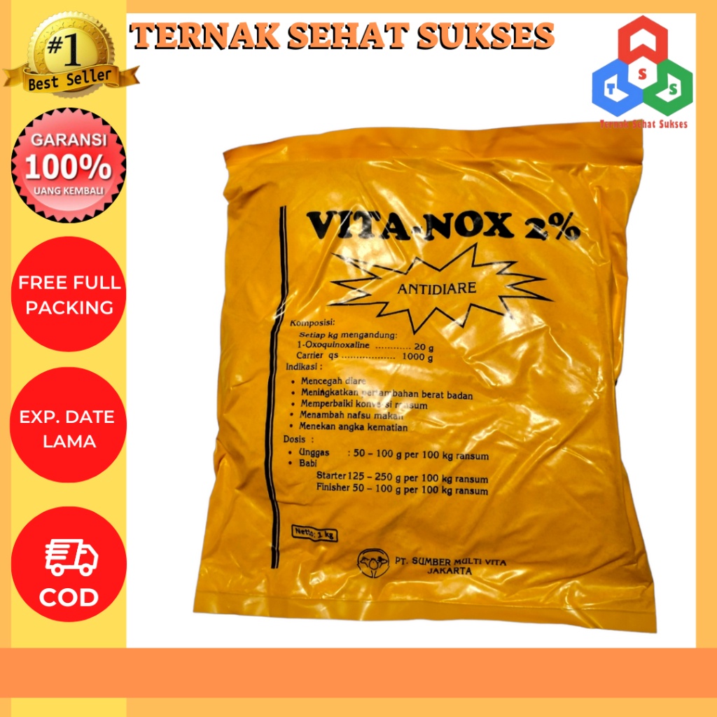 Vitanox 1 kg - Premix Pemacu Pertumbuhan & Penambah Berat Badan Hewan TSS1