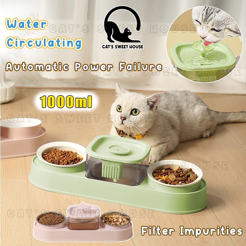 Otomatis Tempat Minum Hewan Tempat Minum Kucing Pet Water Dispenser Mangkuk Kucing