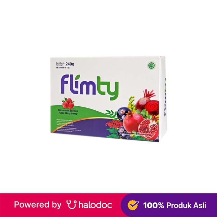 

Flimty Fiber Rasa Raspberry 16 Sachet - Minuman Serat - Halodoc