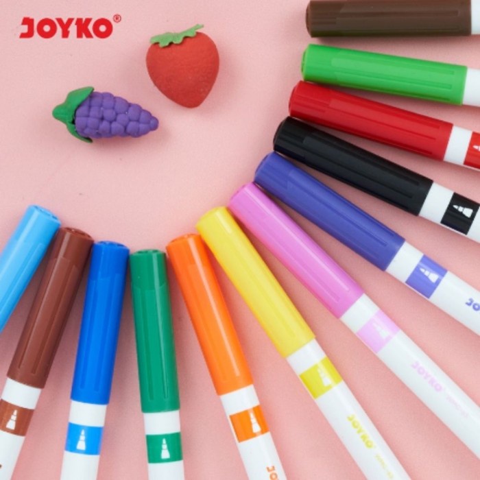 

Color Whiteboard Marker Joyko WMC-63 12 Warna