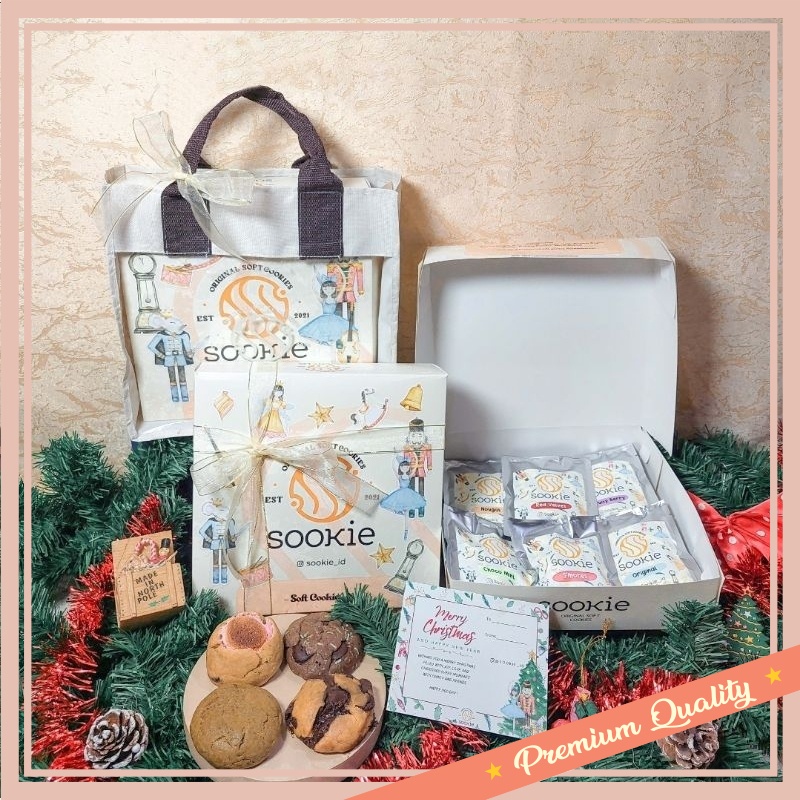 

Hampers Natal Unik Lucu Murah Kado Merry Christmas Tahun Baru / Hampers / parcel Natal Soft Cookies by Sookie