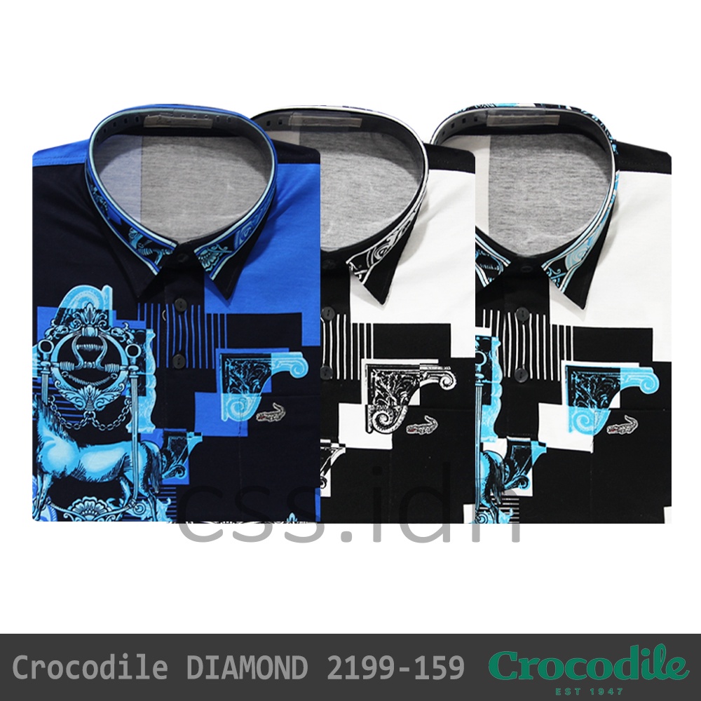 Kaos Kerah Kemeja Pria Crocodile Diamond 2199-159