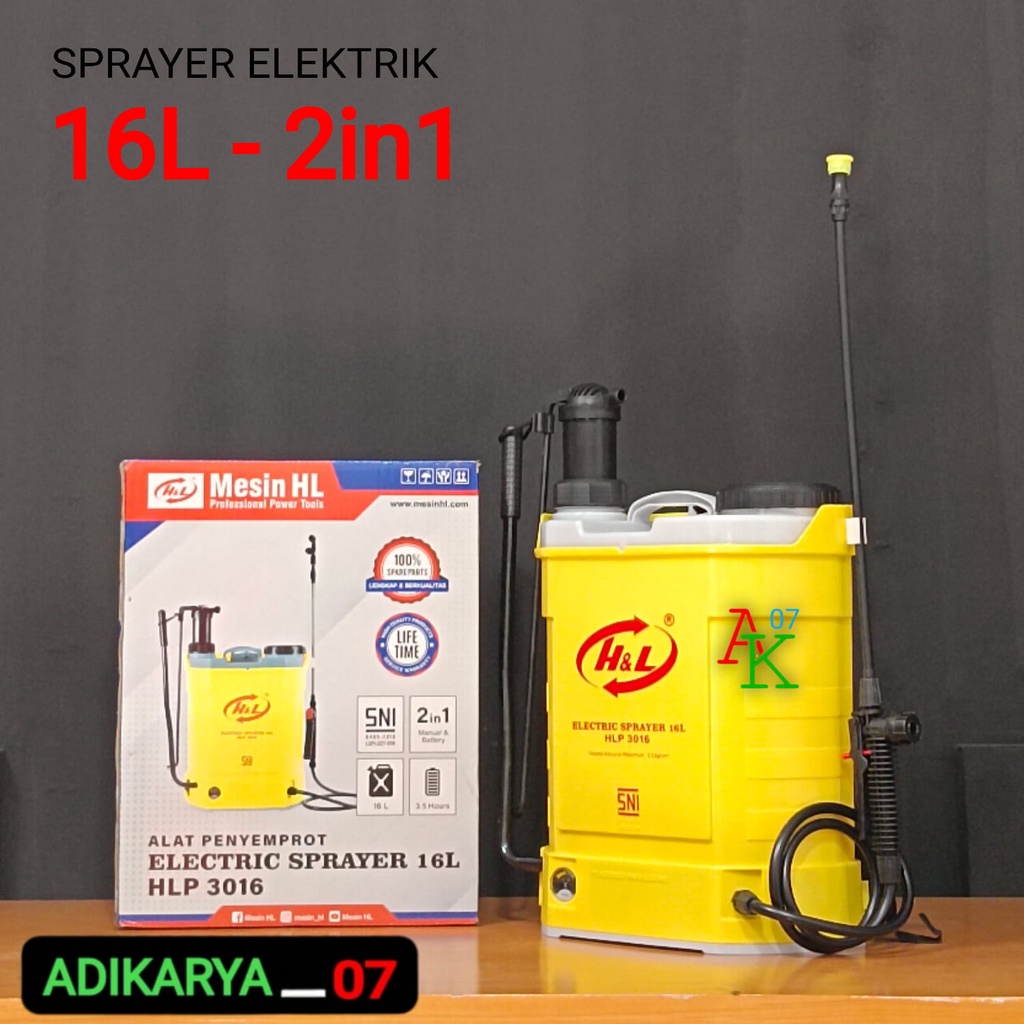 Sprayer Elektrik Semprotan Hama 13 Liter Sprayer Elektrik Manual Semprot Hama 2in1 16 liter