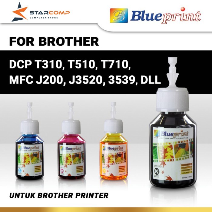 Tinta Brother BLUEPRINT Refill For Printer Brother 100ml - Hitam