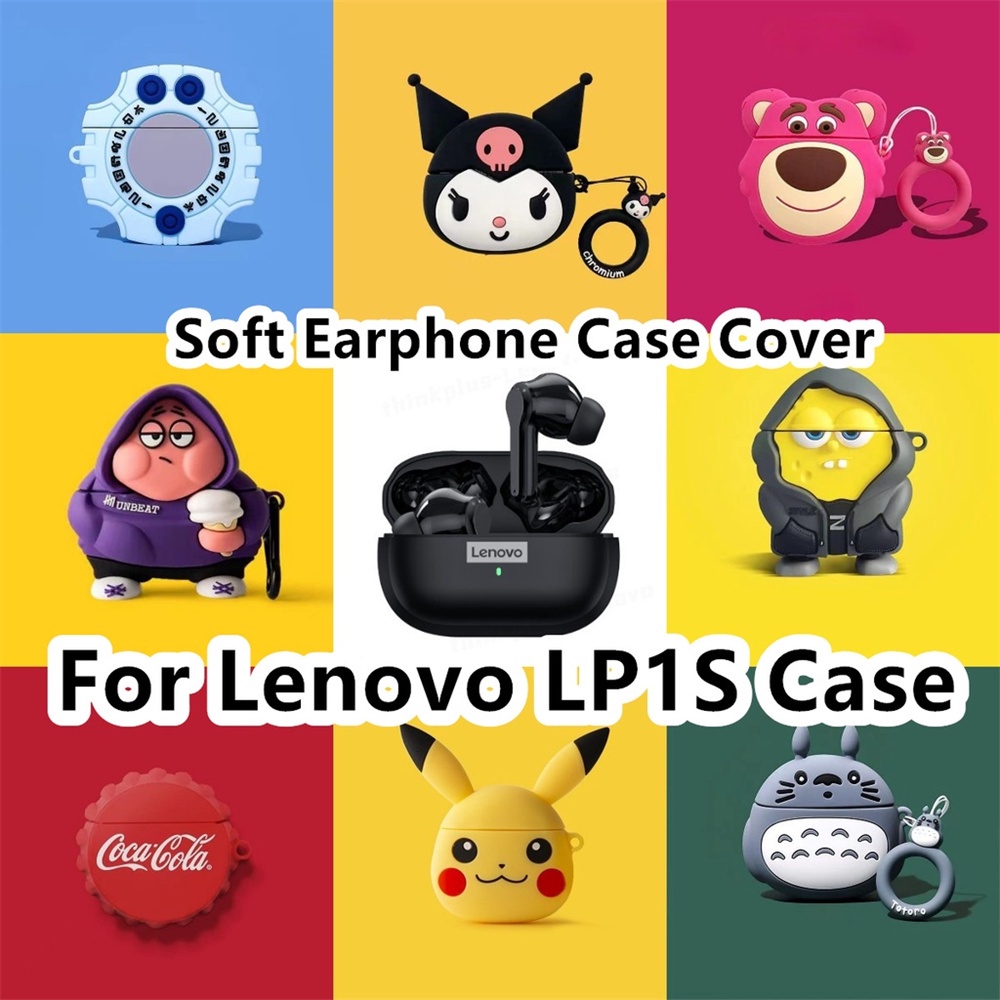 Parity Untuk Lenovo LP1S Case Kartun Bola Poké Soft Silicone Earphone Case Cover