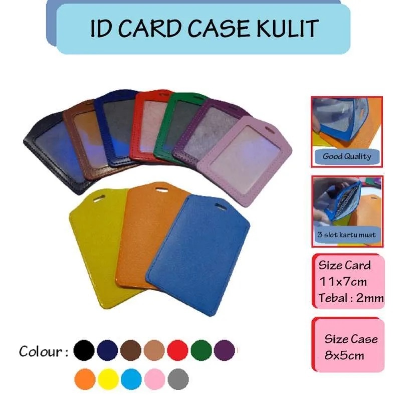 

Combo ID Card Holder Case Kulit 2080V