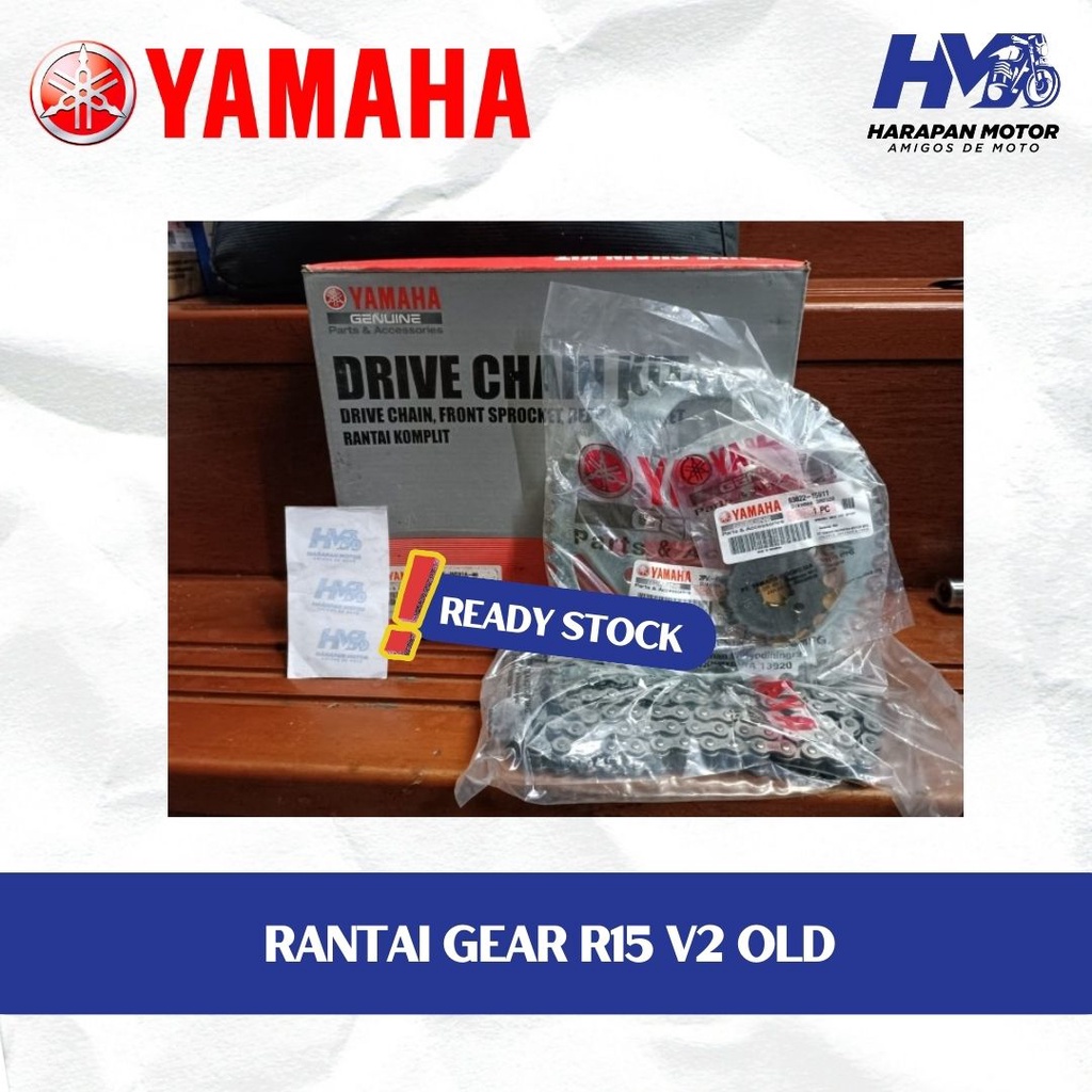 Gear Set Rantai Gear R15 Old V2 Ori YGP 2PK-WF01A-00