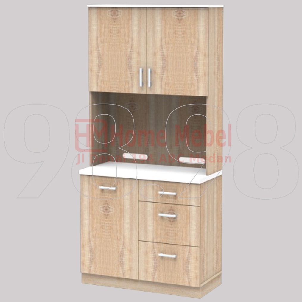 PROMO TERMURAH TOPPAN Lemari Sayur 2 Pintu - Rak Dapur Minimalis - Pirlo Kitchen Cabinet - Medan by 