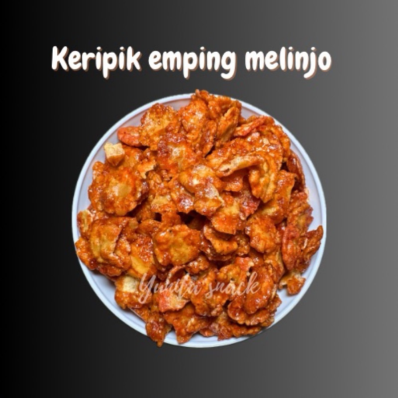 

Keripik Emping Melinjo Pedas Manis 50 gram