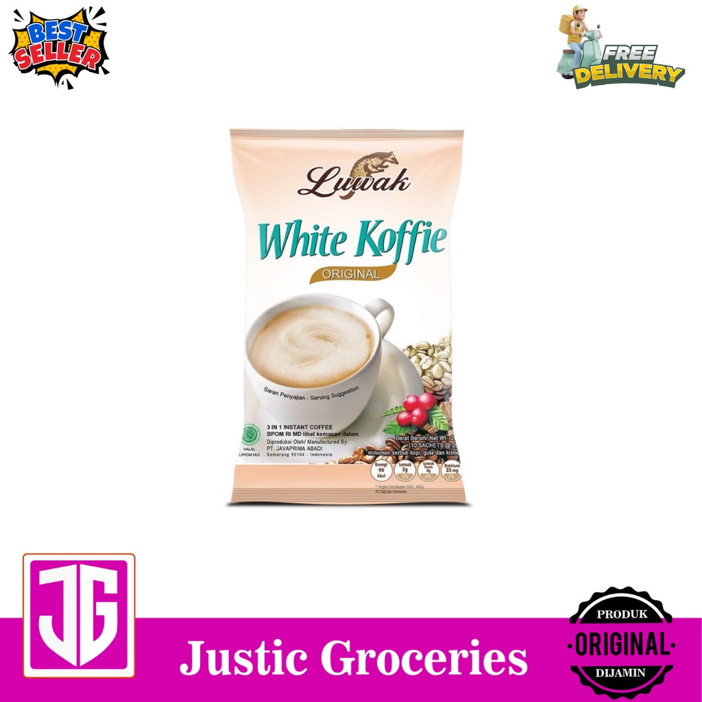 

Kopi Luwak White Koffie Original 10x20gr (Renceng)