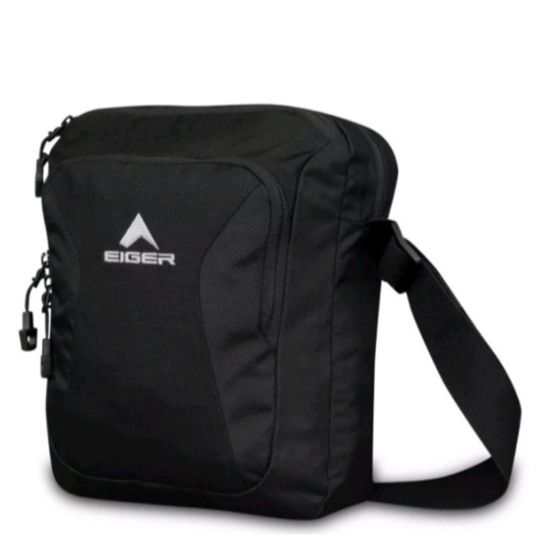 Tas Selempang Slingbag Pria Kotak Hitam//Tas selempang kotak//Tas Selempang Pria Anti Air/ Tas Kotak