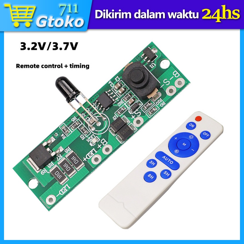 PCB LED SMD 5730 Remote 18650 DIY Lampu Panel Surya Emergency