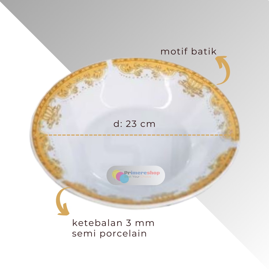 Piring Keramik 1 Lusin 12 pcs Murah / Piring Makan Keramik Lusinan