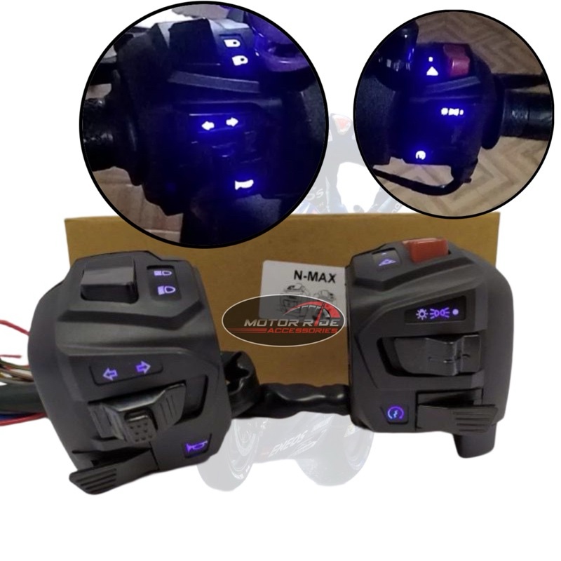 Saklar Pulsar Pnp Nmax Set Kiri Kanan Saklar Pulsar Led Universal Nmax Nmax Pcx Aerox Vario Scoopy D